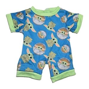 Build A Bear Star Wars Mandalorian The Child Baby Yoda Grogu Sleeper Sleepsuit